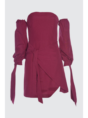 Trendyol Medum Подвързване Подробна рокля