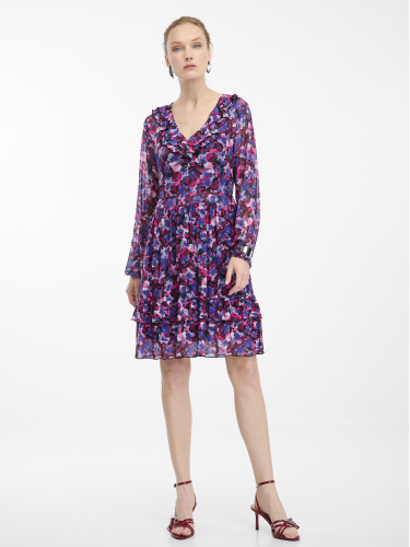 Orsay Purple Women Floral Dress - Women