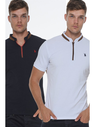 Мъжка тениска с яка  dewberry