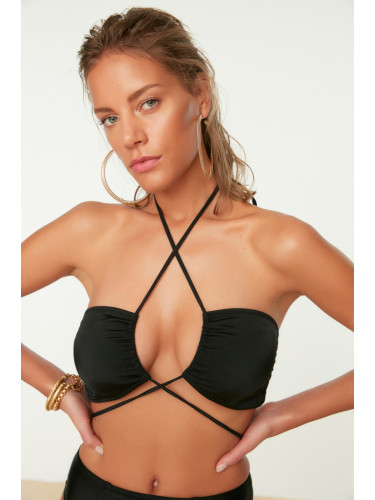 Дамско горнище на бикини. Trendyol Tie detailed