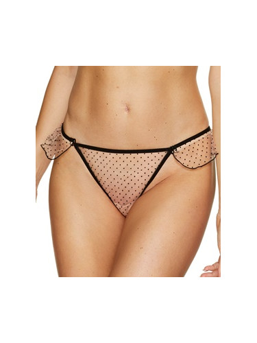 Women's romantic thong Clio / S - beige