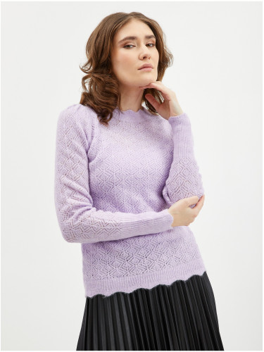 Orsay Light Purple Women's Wool Sweater - Women's