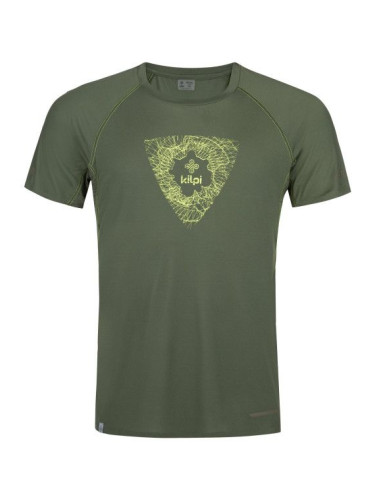 Men's running shirt Kilpi WYLDER-M khaki