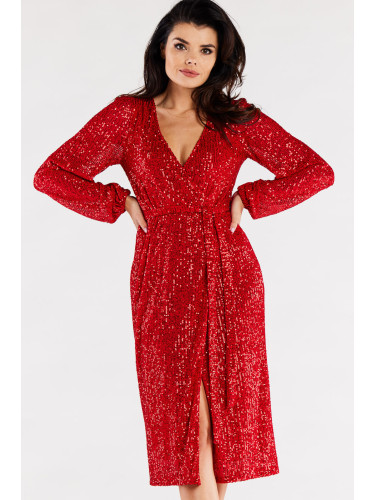 Awama Woman's Dress A567 Red