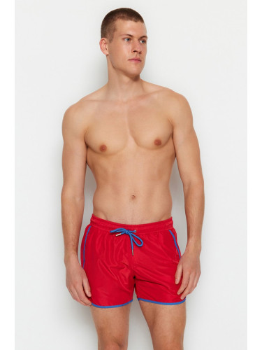 Trendyol Men's Red Men's Short Triangle Swimwear Marine Shorts