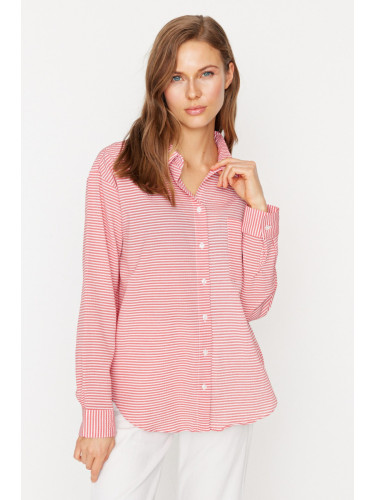 Trendyol Shirt - Rot - Regular fit