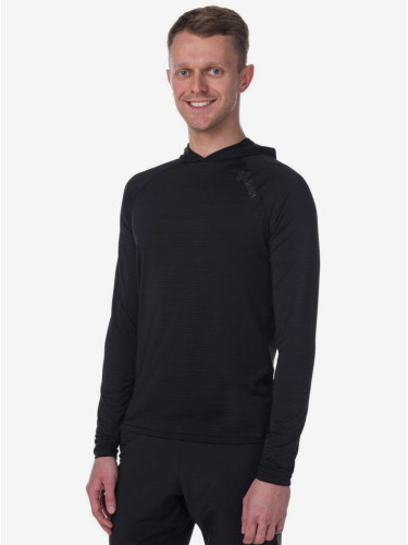 Men's lightweight functional sweatshirt Kilpi AILEEN-M black