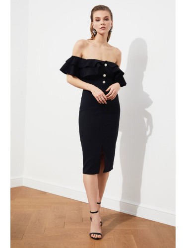 Дамска рокля Trendyol Stone