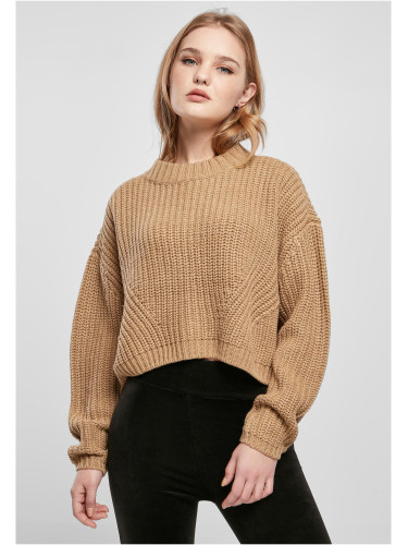Women's wide oversize unionbeige sweater