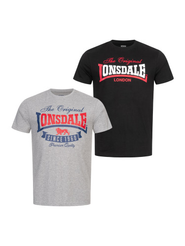 Мъжка тениска. Lonsdale Double Pack