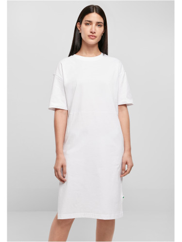 Women's dress with slit white