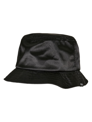 Satin Bucket Hat Black