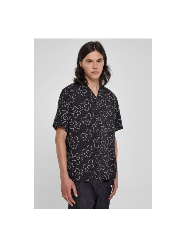 Viscose shirt AOP Resort blackflower