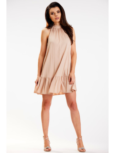 Awama Woman's Dress A580 Beige