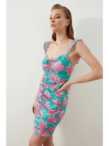 Trendyol многоцветна флорална рокля