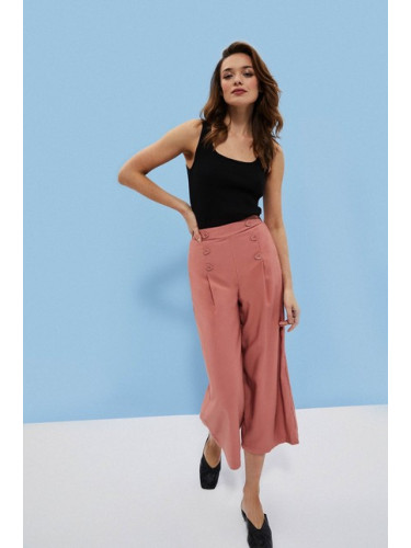 Trousers made of smooth viscose