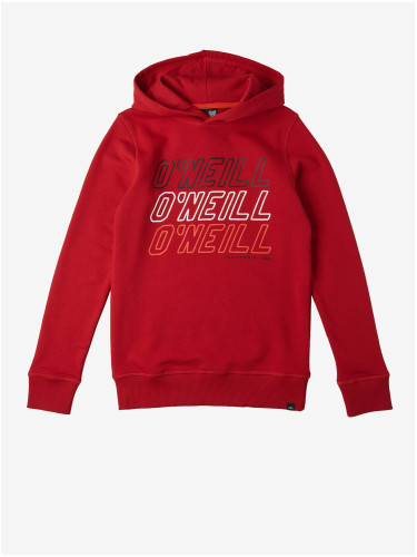 ONeill Red Girly Hoodie O'Neill All Year Sweat - Girls