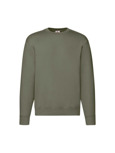 Oliwkowa bluza męska Set-in Sweat Fruit of the Loom