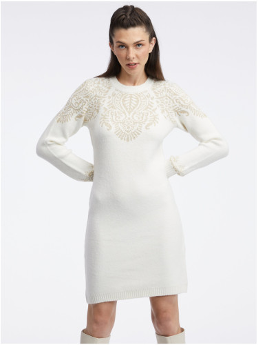 Orsay Cream Women's Sweater Dress - Ladies