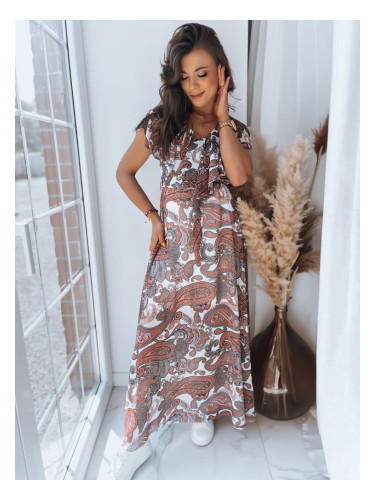 Sukienka maxi CRESPO biała Dstreet