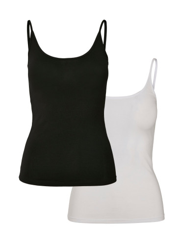 Women's Basic Top 2-Pack Black + White