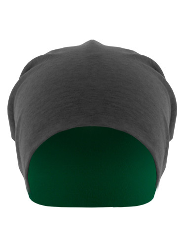 Jersey Beanie Double Sided H.Charcoal/Kelly