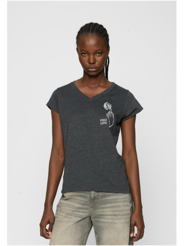Ladies Only Love Tee Charcoal