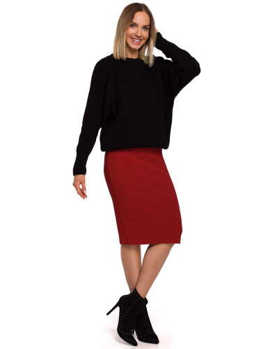 Made Of Emotion Woman's Pullover M537 Black