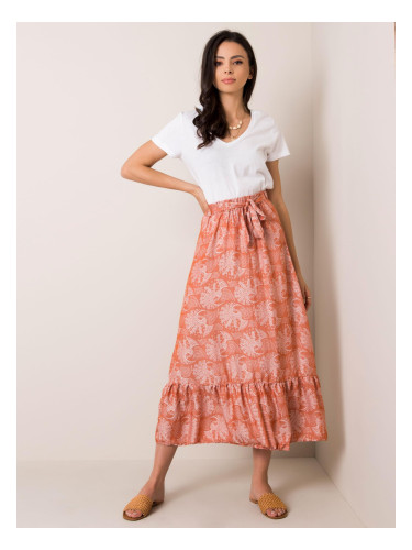 Brick Saffron RUE PARIS skirt