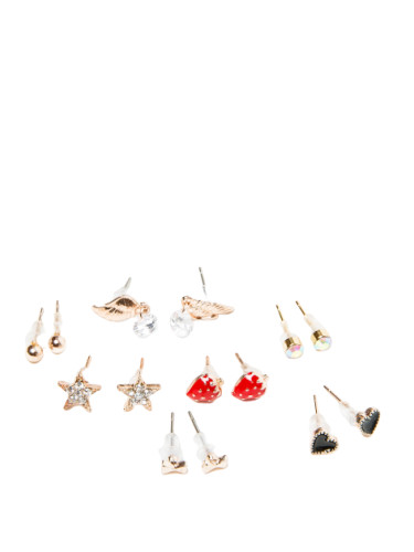 Gold earrings Yups dbi0447. R00