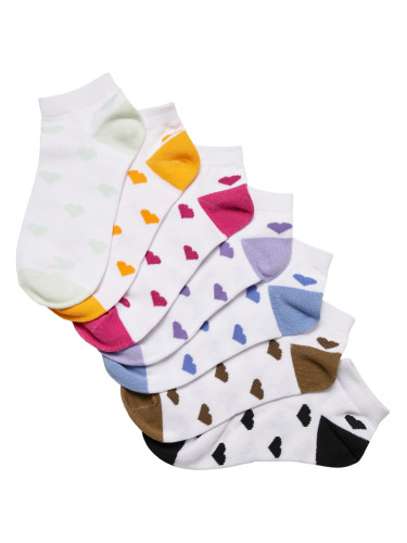 Sneaker socks made of recycled yarn Heart 7-Pack multicolor