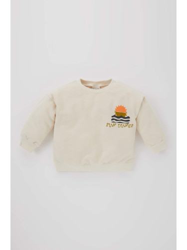 DEFACTO Regular Fit Crew Neck Sweatshirt
