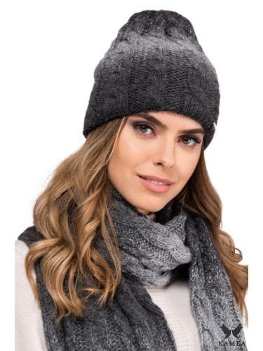 Дамски комплект Kamea Kamea_Set_Hat&Scarf_K.19.227.08_Black