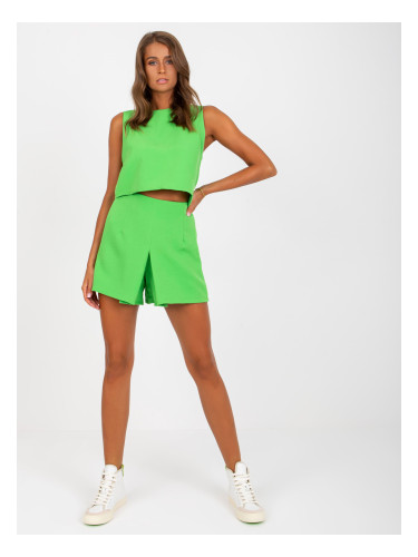 Light green two-piece elegant set with top