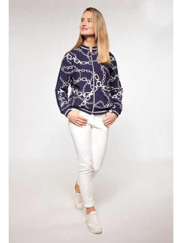 MONNARI Woman's Sweatshirts Chain Pattern Sweatshirt