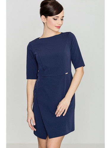 Дамска рокля Lenitif K200 Navy Blue
