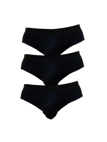 3PACK men's briefs Nedeto black