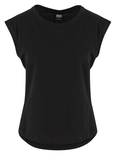 Women's Basic Shaped T-shirt in black