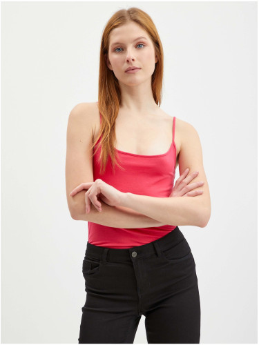 Orsay Dark Pink Women's Basic Tank Top - Women's