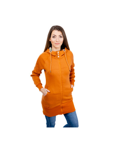 Women's Extended Sweatshirt GLANO - orange