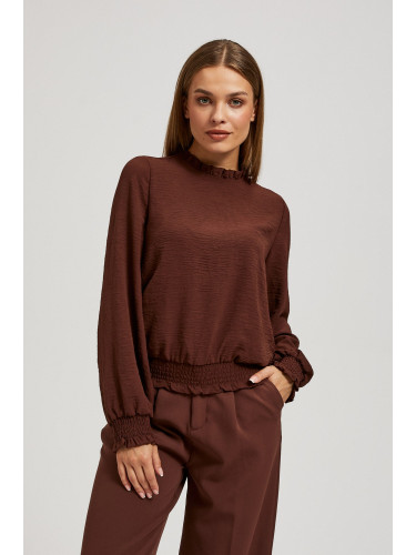 Marisse Plain Brown Shirt