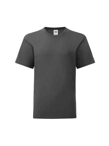 Graphite children's t-shirt in combed cotton Fruit of the Loom