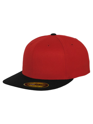 Premium 210 Fitted 2-Tone red/blk