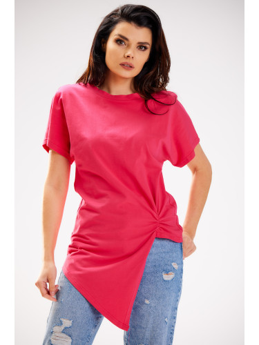 Infinite You Woman's Blouse M268 Fuchsia