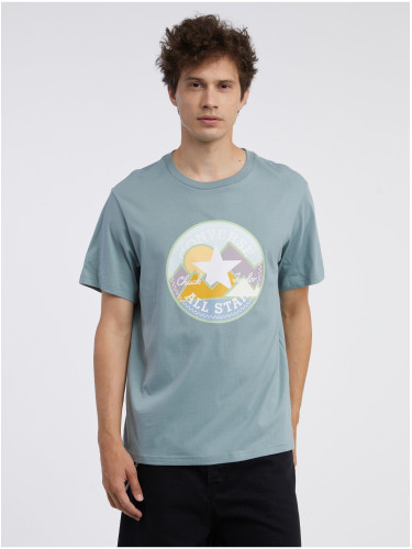 Light Green Men's T-Shirt Converse Coastal Remix