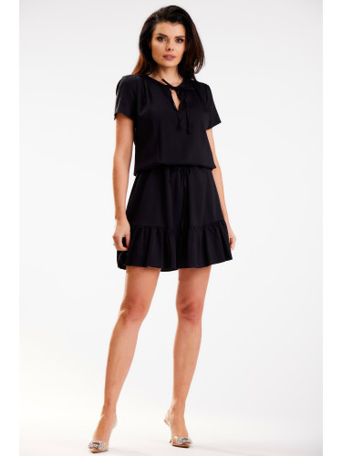 Awama Woman's Dress A575 Black