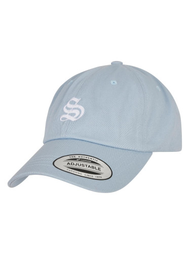 Letter Lightblue Low Profile Cap S