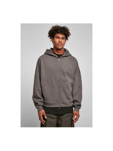 Organic dark shadow with a hood with a zipper from the 90s