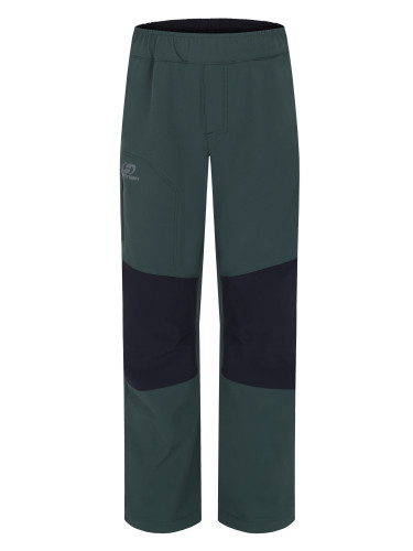 Children's softshell pants Hannah LUIGI JR green gables/anthracite