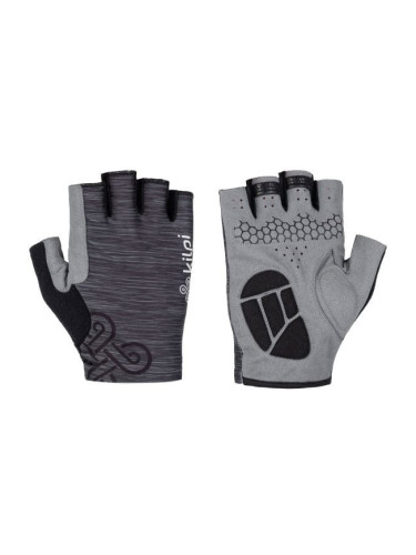 Kilpi TIMIS-U dark grey cycling gloves